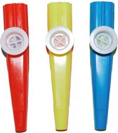 Kazoo Fluitjes - Instrument - 3 stuks - Multi kleur