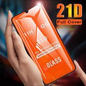 21D Full Cover Full Glue 9H Glass Screen Protector for Motorola Moto G100 _ Black