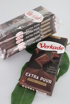 Verkade Extra Puur 5 x 111gram - 75% cacao