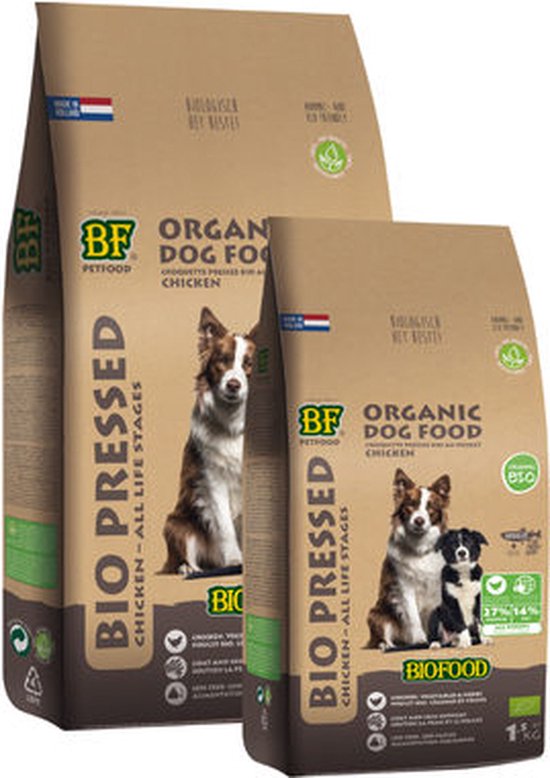 Biofood Organic Geperst Kip - 8 kg