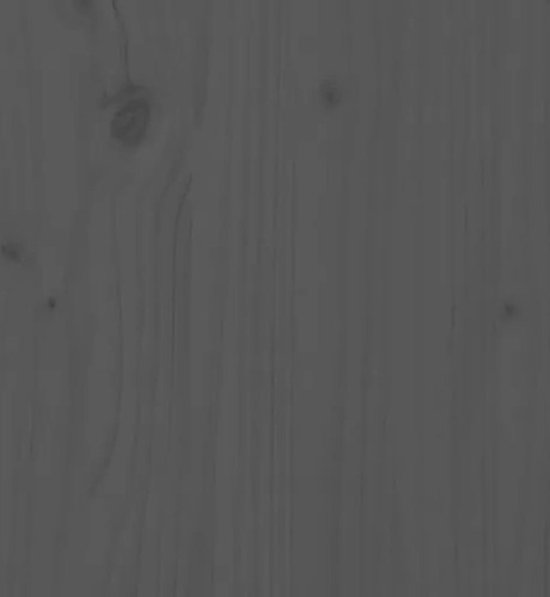 vidaXL Tête de lit Gris 141 x 4 x 100 cm Bois de pin massif