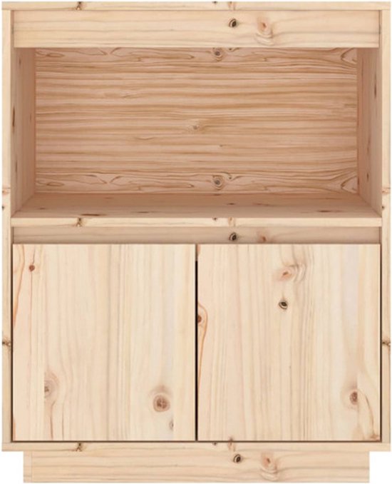 vidaXL Buffet 60x34x75 cm Bois de pin massif - Buffet - Commodes - Armoire haute - Buffet en bois