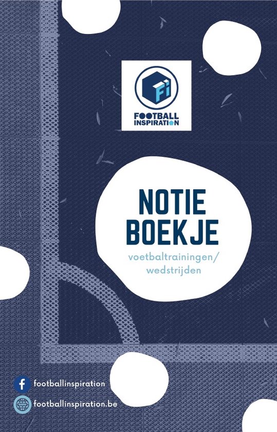 4 Voetbaltrainings- en wedstrijdregistratieboekjes A5 - voetbal - notitie - wedstrijd - training