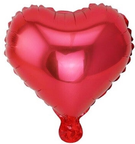 Groot Rood Hart ballon - 81cm - Moederdag cadeautje - Love - Folie ballon - Valentijn - Liefde - Huwelijk - Verassing - Ballonnen - Hart - Helium ballon - Valentijn cadeautje voor hem- Valentijn cadeautje voor haar - Cadeau
