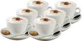 mokkakopjes , Koffiekopjes , espressokopjes - kopjes - Cappuccino kopjes / SET  6