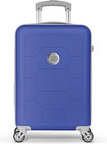Bol.com SUITSUIT Caretta Handbagage koffer met 4 wielen - 53 cm - 31L - Blauw aanbieding
