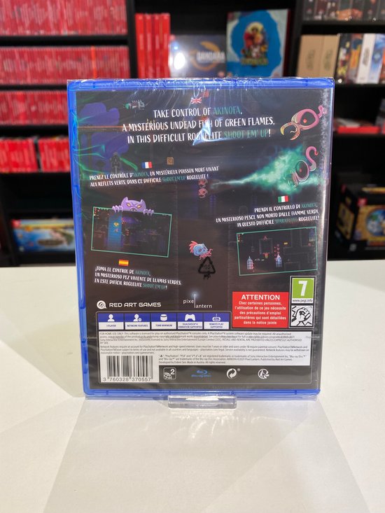 Akinofa Sur PS4 - Édition Européenne, Jeu D'occasion En Anglais (Red Art Games), Shoot 'em Up