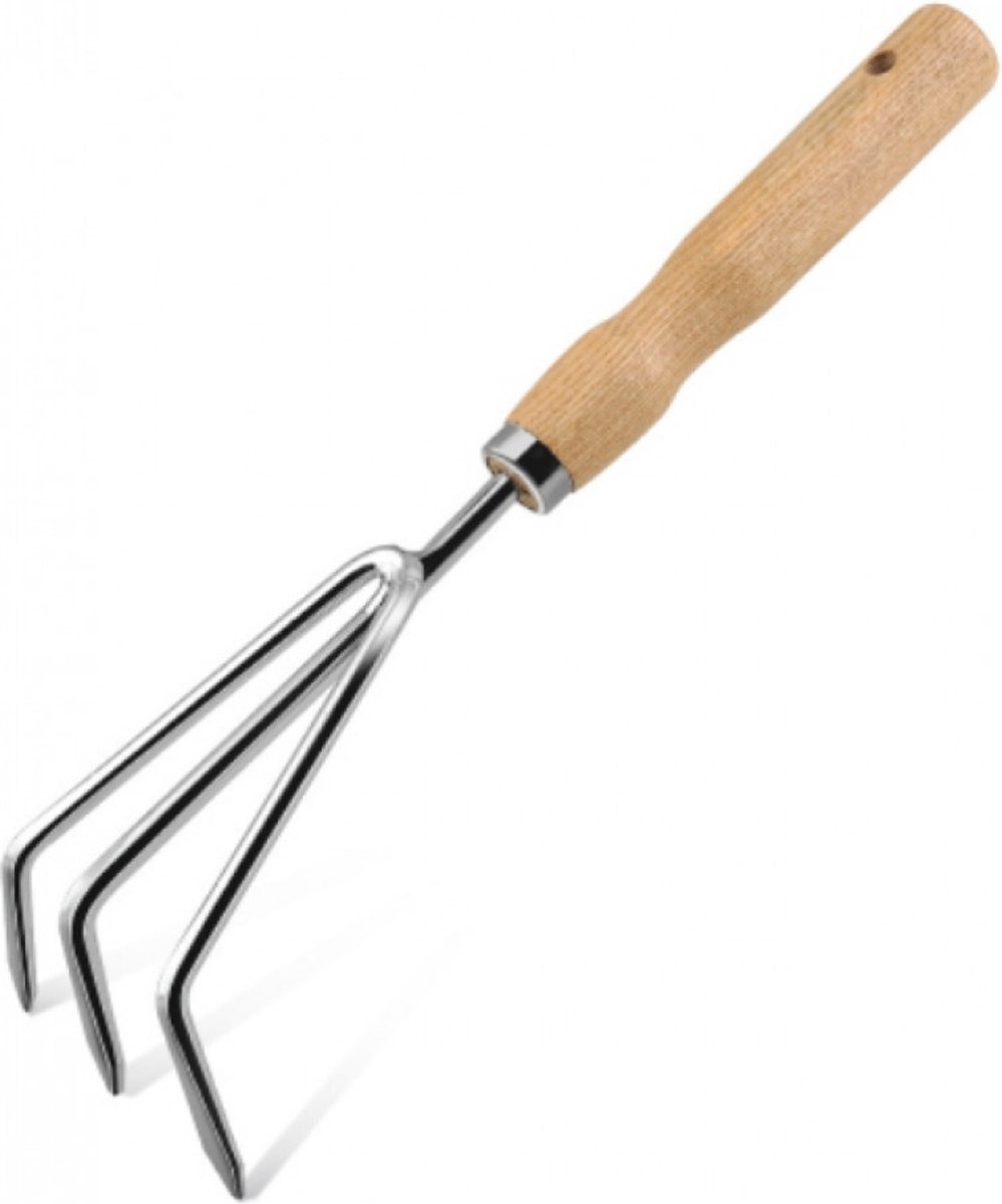 Kreeft | Tuinklauw | Driepunts | Tuingereedschap | 29 x 8 cm | Tuinbenodigdheden | Tuinieren | Aarde | Potgrond | onderhoud | Tuinonderhoud | Makkelijk in gebruik