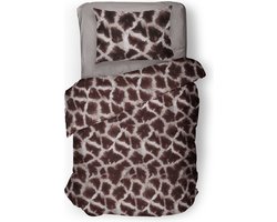 Dekbedovertrek 140x200/220cm - Ciro - Bruin - Eenpersoons