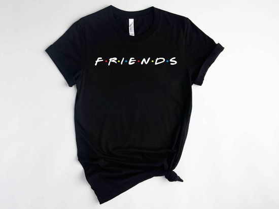 Lykke  Friends T shirt | Friends | Unisex T-shirt | Heren & Dames | Zwart | Maat XL