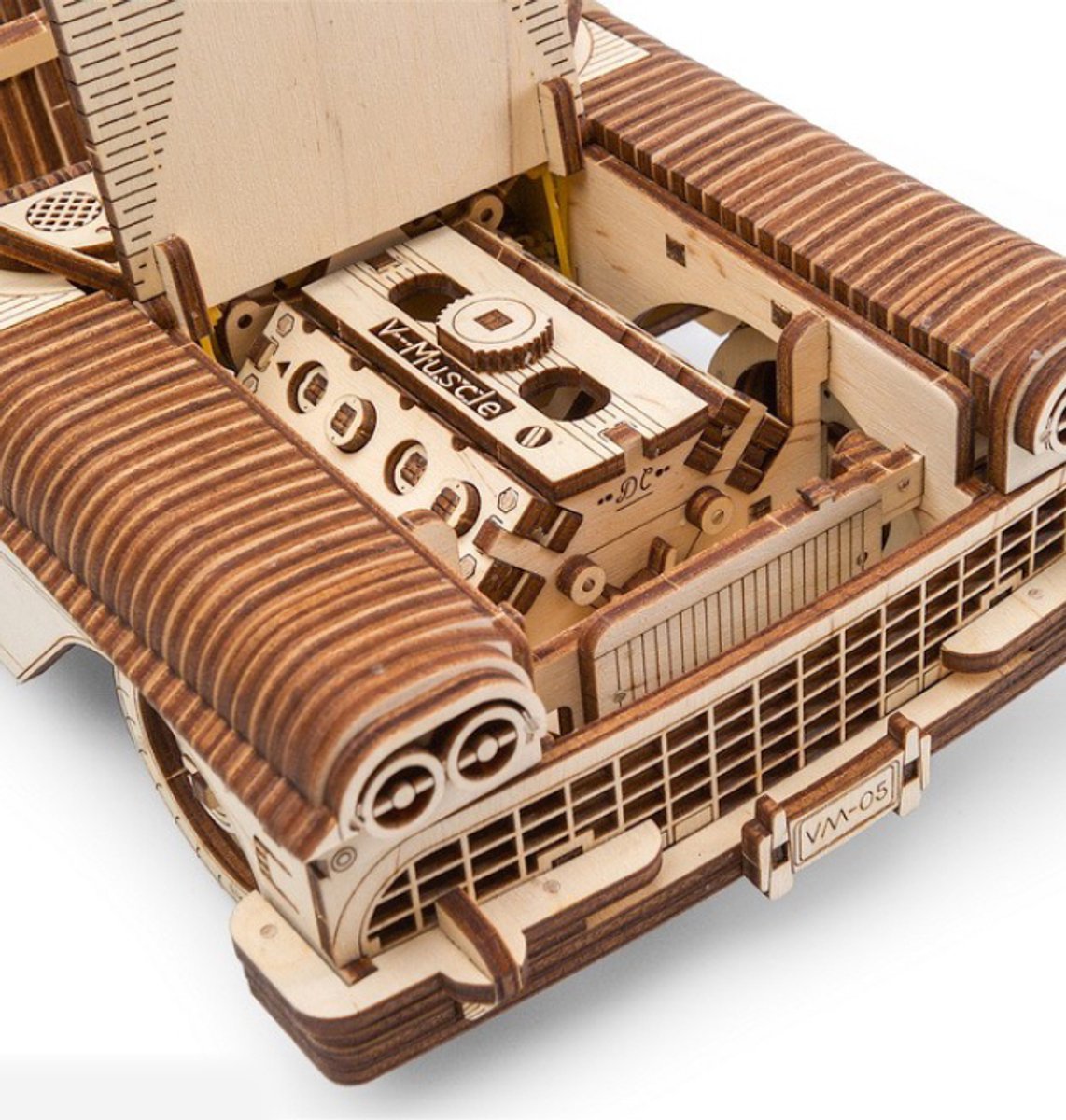 UGEARS Houten 3D Model - Droomcabriolet VM-05 — afbeelding 17