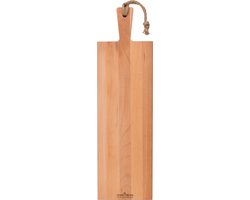 Bowls and Dishes | Puur Hout | Duurzaam | Beuken Borrelplank | Tapasplank | Serveerplank 69 x 20 x 2 cm