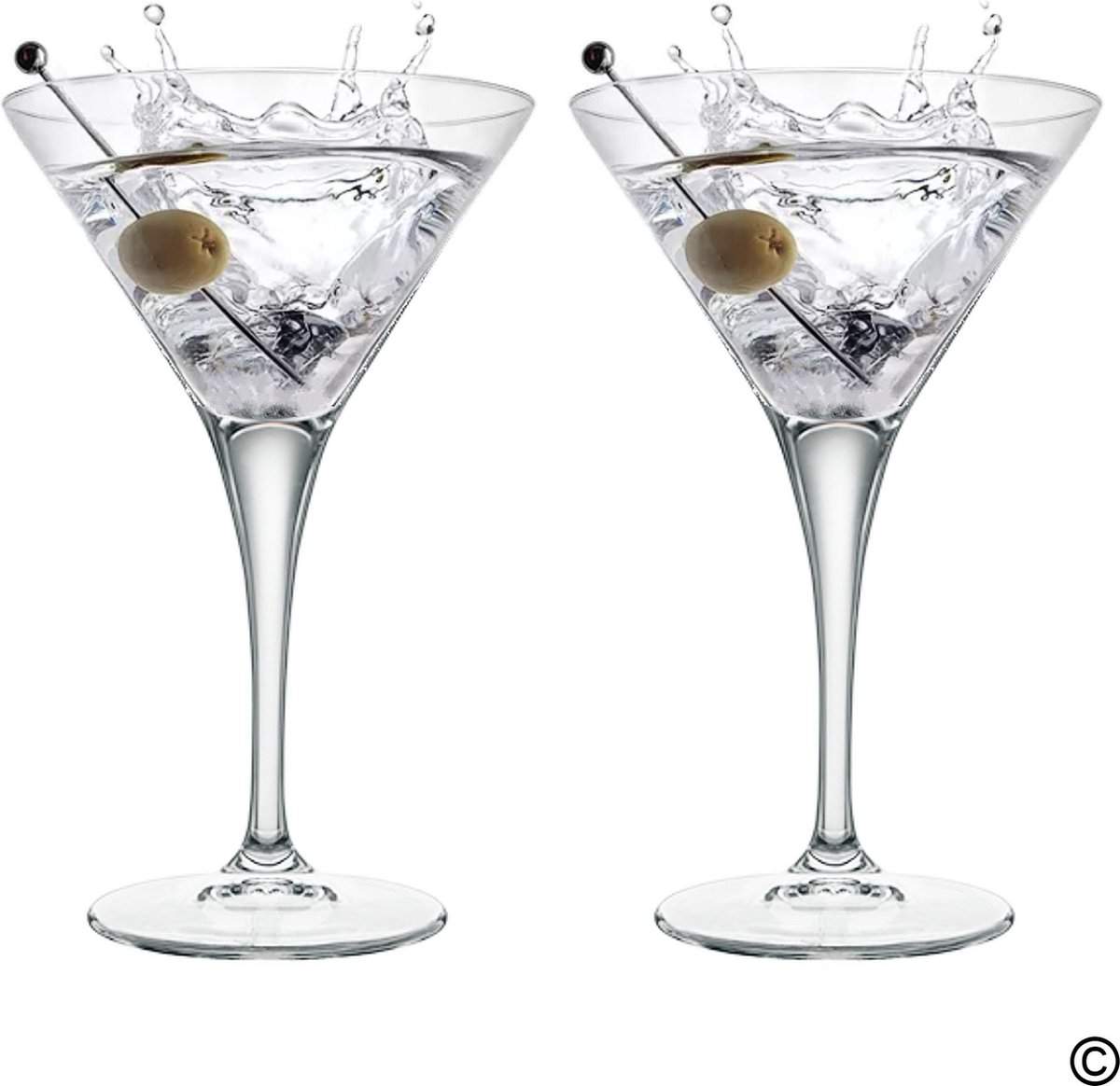 WUITOKI Martiniglazen, set van 4, 22cl, geribbeld kristalglas, vaatwasserbestendig, stootvast, aperitiefglazen, cocktail