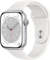 Bol.com Apple Watch Series 8 OLED 41 mm Zilver GPS aanbieding