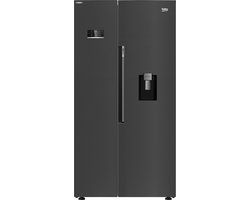 Amerikaanse koelkast 91cm 576l nofrost zwart - beko - GN163241DXBRN