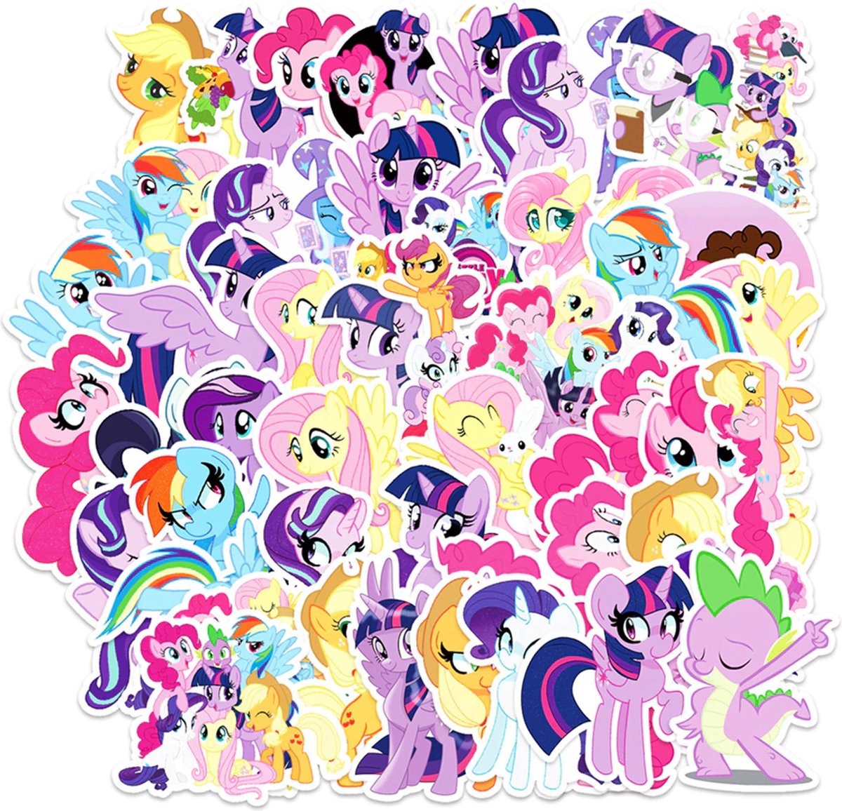 My Little Pony Stickers - 50 Stuks - Laptop Stickers - Merkloos