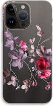 Case Company® - Hoesje geschikt voor iPhone 14 Pro Max hoesje - Mooie bloemen - Soft Cover Telefoonhoesje - Bescherming aan alle Kanten en Schermrand