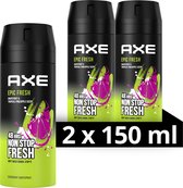 Axe Epic Fresh Deodorant Bodyspray - 2 x 150 ml - Voordeelverpakking