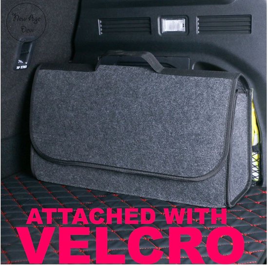 Sac de rangement pour coffre de voiture - Avec fermeture Velcro
