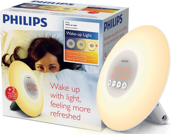 5. Philips Wake-Up Light HF3506/05 Zilver grijs