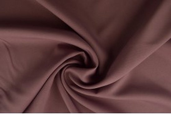 50 meter texture stof - Donker oud roze - 100% polyester