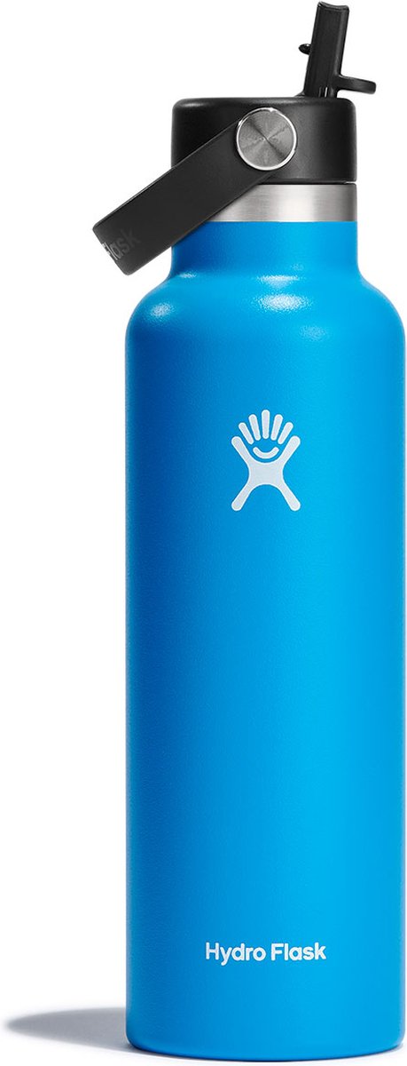 Hydro Flask Standard Mouth Flex Straw Cap Drinkfles (621 ml) - Pacific