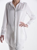 Donna Stella Lange blouse wit casual uitstraling Mode Blouses Lange blouses 