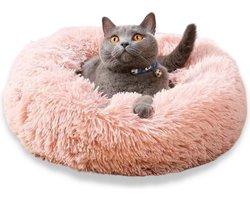 Topmast Fluffy Donut - Dierenmand - Donut Hondenmand - Roze - 80 cm - AKTIE