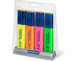 STAEDTLER Textsurfer classic tekstmarker - bureaustaander 4 st