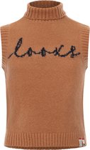 Looxs Revolution 2231-5025 Truien & Vesten Meisjes - Sweater - Hoodie - Vest- Cognac - Maat 164