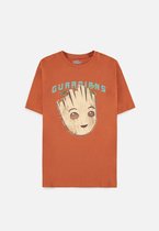 Marvel Guardians Of The Galaxy - I Am Groot Heren T-shirt - 2XL - Oranje