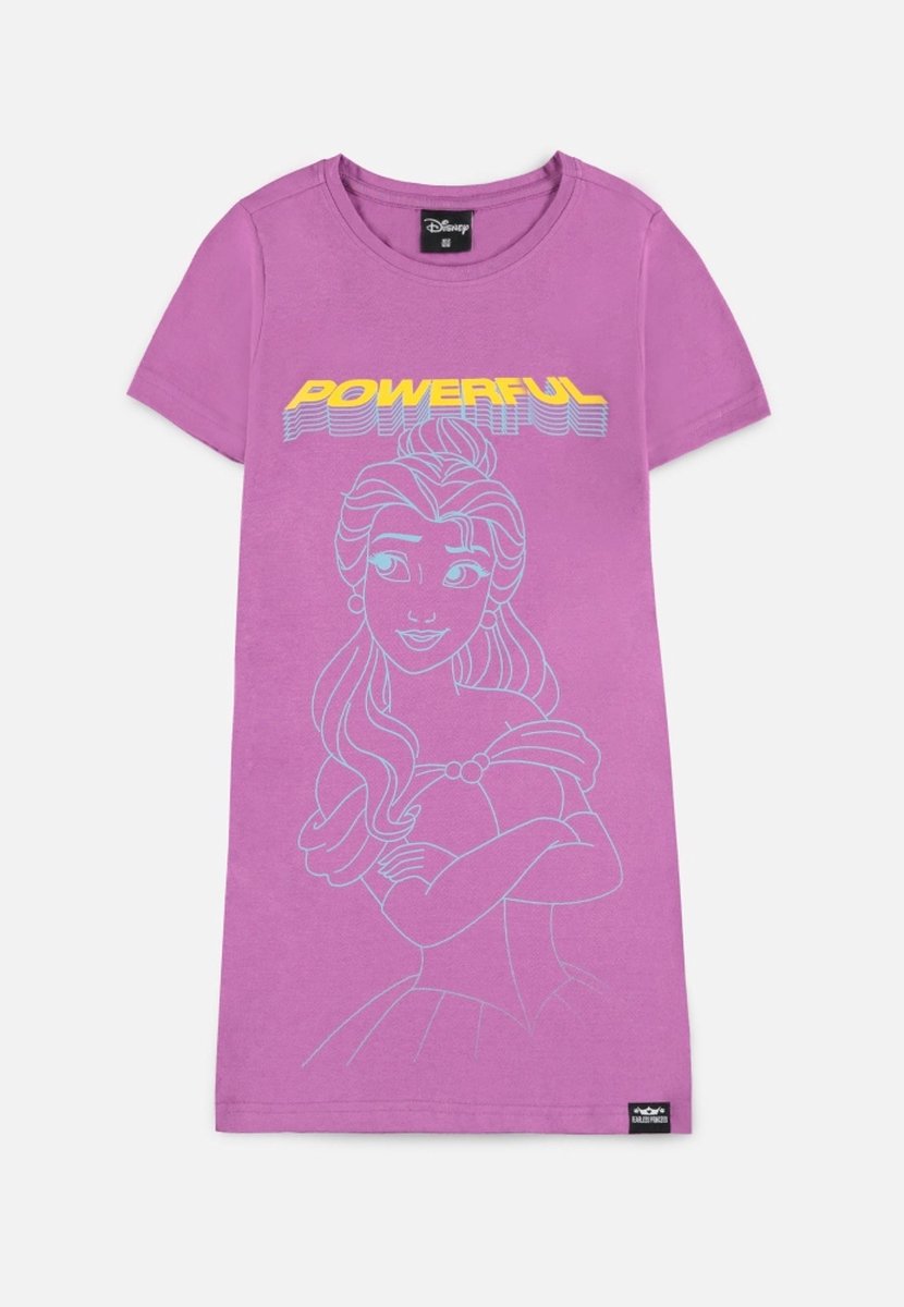 Disney Beauty & The Beast Kinder Korte jurk -Kids 134/140- Fearless Princess - Belle Powerful Roze