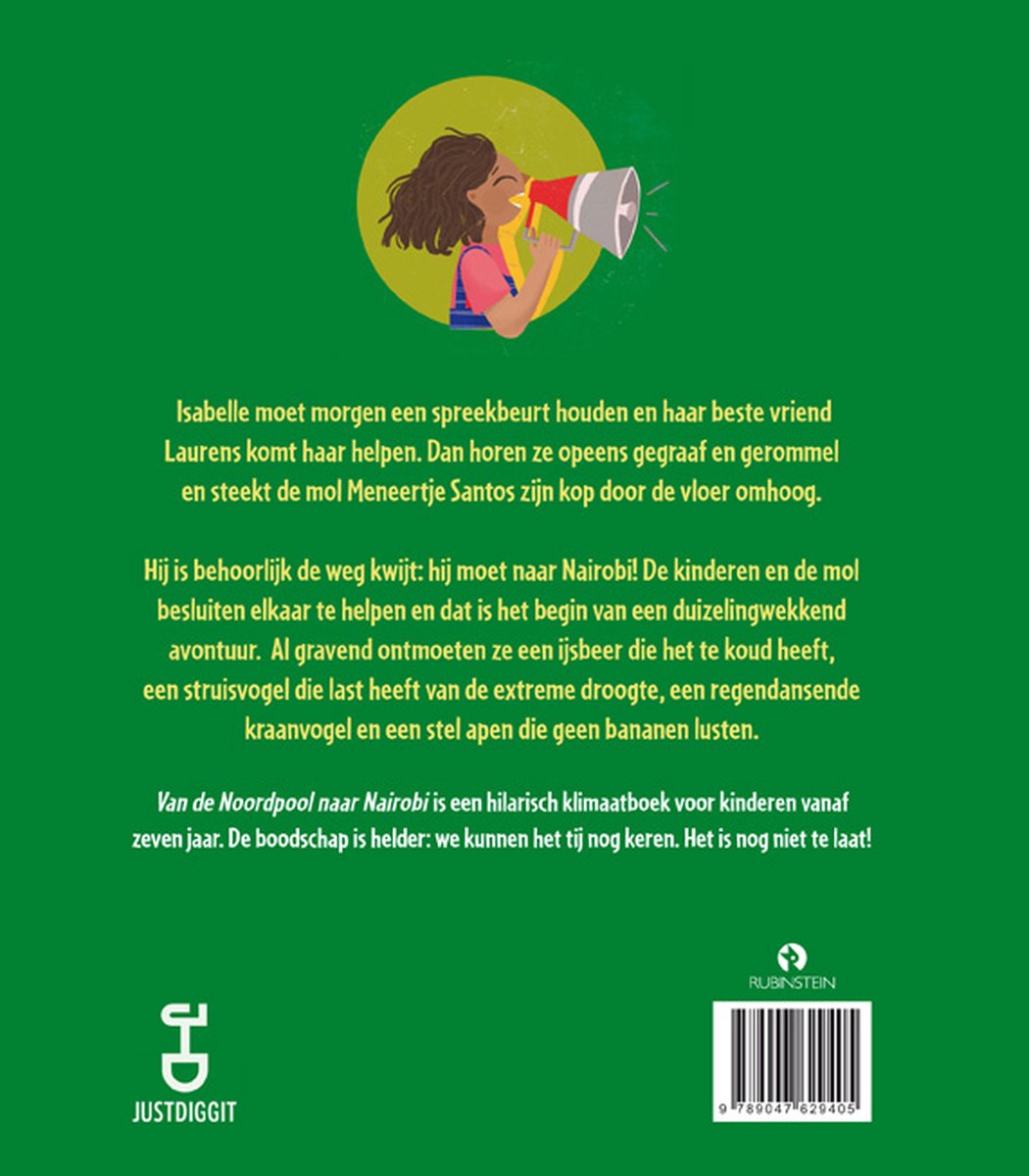 Van de Noordpool naar Nairobi - back cover
