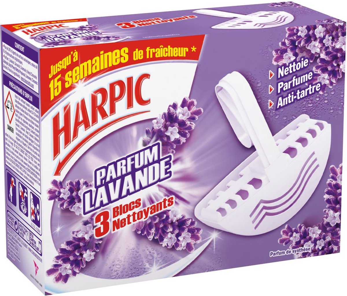 Goedkoopste Harpic reiniger WC GEURENDE LAVENDEL 3 39 gr