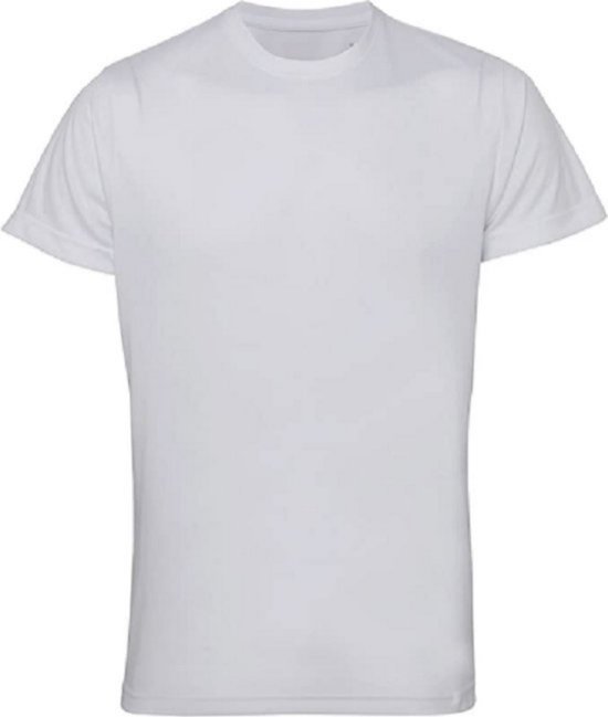 NOW Uni-sex 100% Katoen T-Shirt Wit (Set de 2)