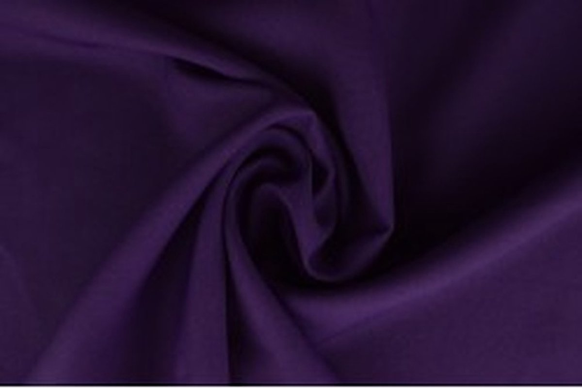 50 meter texture stof - Paars - 100% polyester