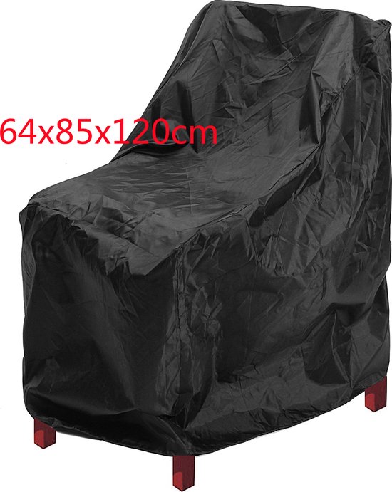 2 stuks beschermhoes voor tuinstoelen, tuinstoelafdekking, 75 x 75 x 120 cm, winterbestendige hoes voor stapelstoelen, stoelhoes, waterdicht