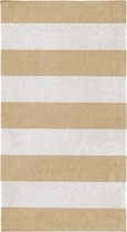 Cinderella Dune Stripe - Serviette de plage - Coton égyptien - 100x200 cm - Sable