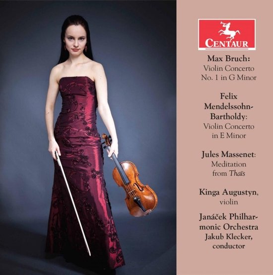 Max Bruch: Violin Concerto No. 1 in G minor; Felix Mendelssohn-Bartholdy: Violin Concerto in E minor; Jules Massenet: Meditation from Thaïs