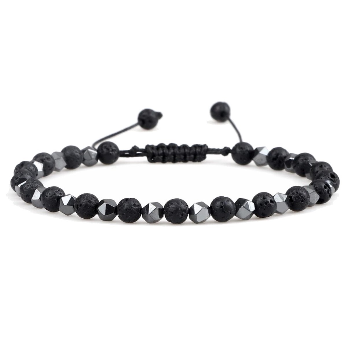 Verstelbaar Hematiet Armband Natuursteen Online - Aramat Jewels