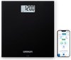 OMRON HN300T2 Intelli IT Personenweegschaal - Slimme Weegschaal met BMI meeting - Smart Scale - met Mobiele App – Zwart