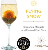 Thee bloem - nieuwe thee - Thee kado - Flora Tea Flying Snow 2 stuks -Kado tip - Thee Cadeau - Thee