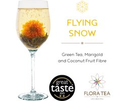 Flora Tea theebloemen - Flying Snow - 2 stuks bloeiende thee