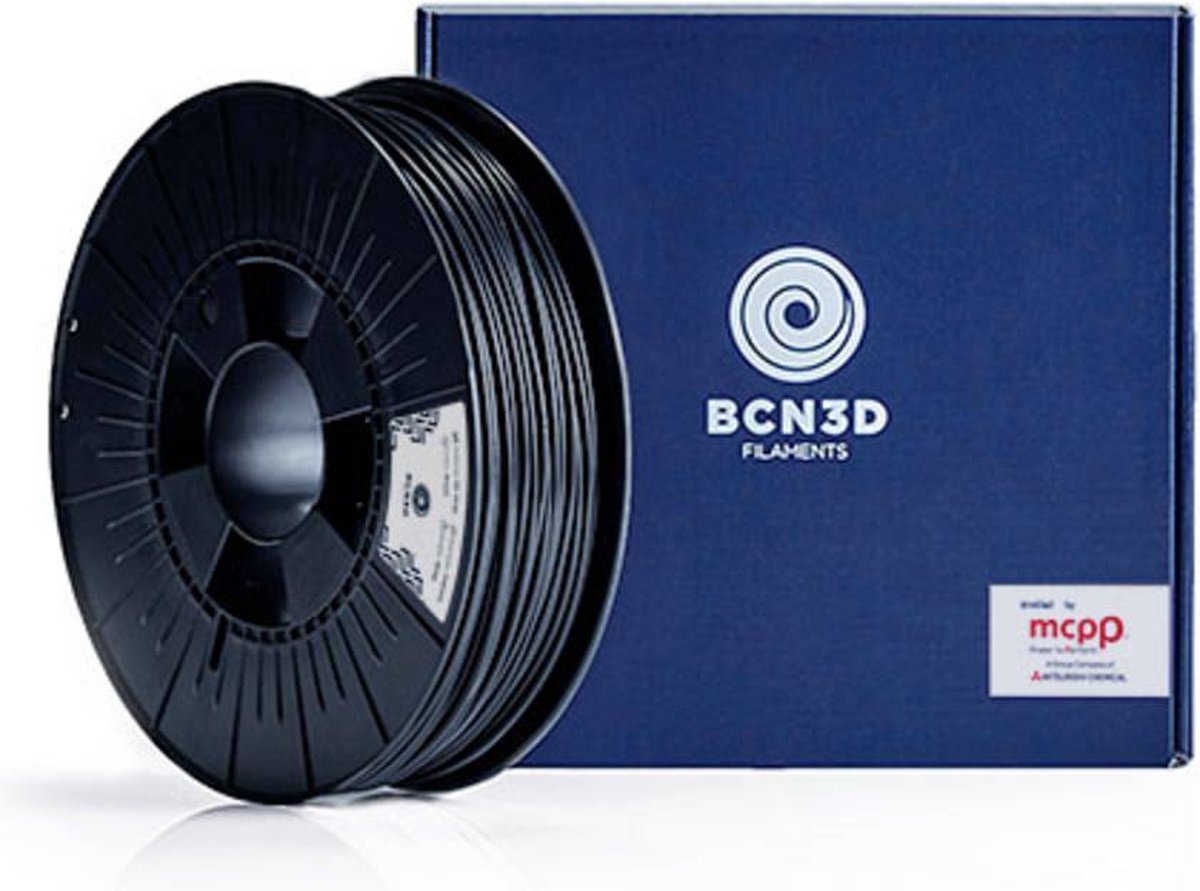 BCN3D PMBC-1000-002 BCN3D Filament PLA kunststof UV-bestendig 2.85 mm 750 g Zwart 1 stuk(s)