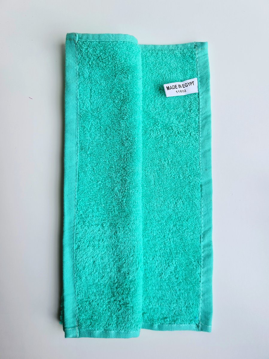 Kleine Gastendoek - 100% Egyptisch katoen - Giza 86 - 400 GSM - 30x30 cm
