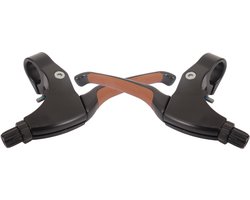 Saccon Remgrepenset Cantilever/rollerbrake 4-vinger Zwart 2-delig