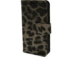 iNcentive PU Wallet Deluxe Samsung Galaxy A20s - panther grey - tijger Print Grijs