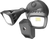 Projecteur-lampe d'extérieur-caméra-smartlife-noir-sécurité-éclairage de jardin