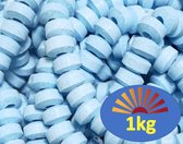 Lollywood Snoepkettingen 17g - 1kg (-+ 57 stuks) - gesorteerd blauw - blauwe snoep