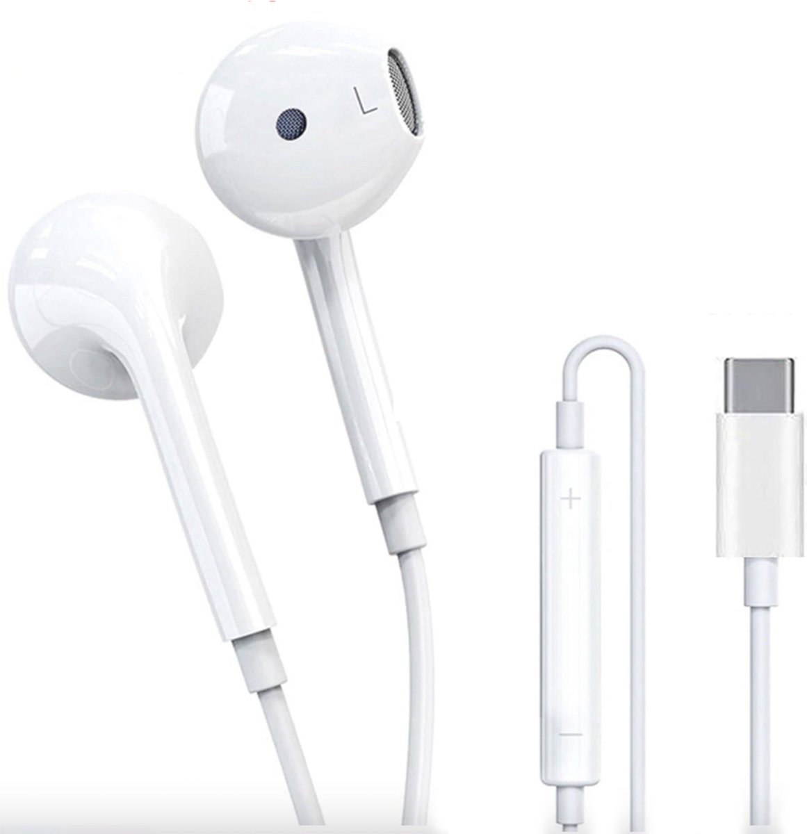Écouteurs filaires avec USB-C pour Oppo, Samsung, Xiaomi